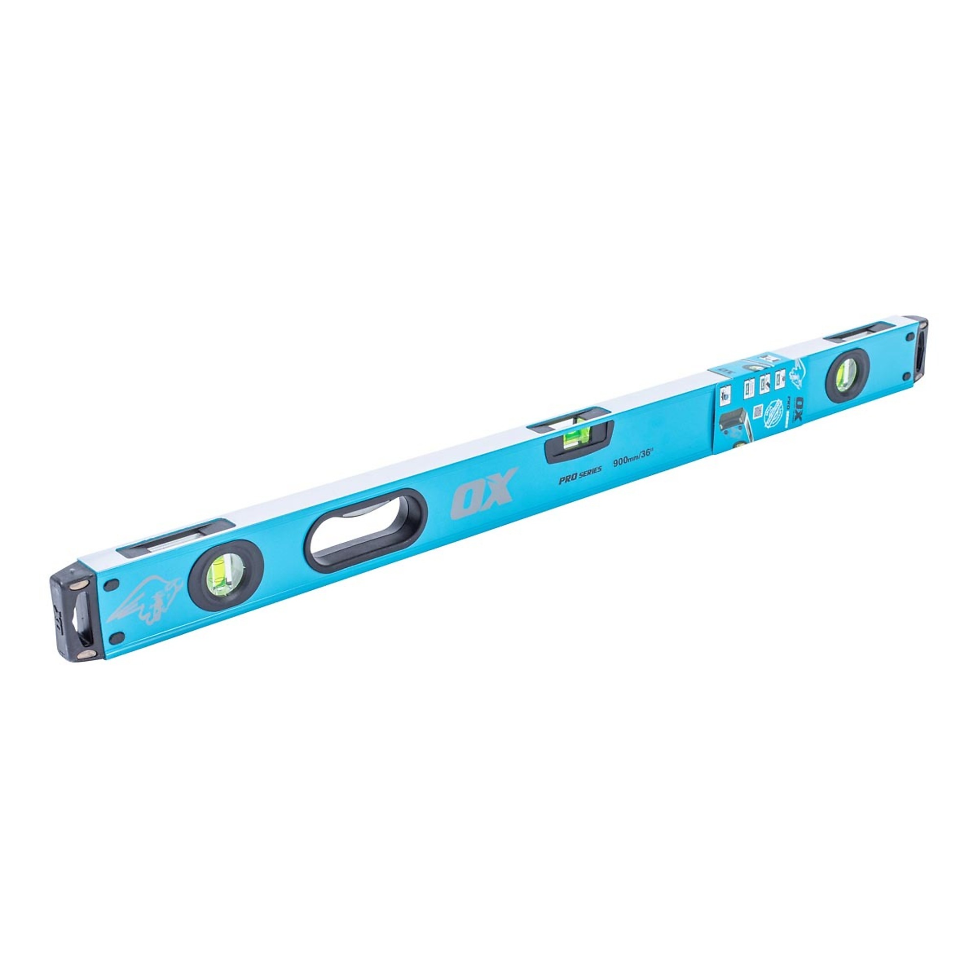 OX Tools, Pro Box Spirit Level - Non Magnetic | 36in. / 900mm, Level Type Box, Model# OX-P024409